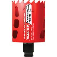 Wood & Metal Hole Saw, 2-1/4", 2-3/8" Depth of Cut, Carbide Sécurité Médic
