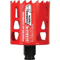 Wood & Metal Hole Saw, 2-3/8", 2-3/8" Depth of Cut, Carbide Sécurité Médic
