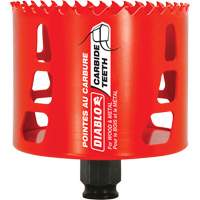 Wood & Metal Hole Saw, 3-1/4", 2-3/8" Depth of Cut, Carbide Sécurité Médic