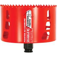 Wood & Metal Hole Saw, 4-1/4", 2-3/8" Depth of Cut, Carbide Sécurité Médic