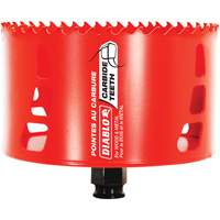 Wood & Metal Hole Saw, 4-1/2", 2-3/8" Depth of Cut, Carbide Sécurité Médic
