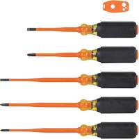 Slim-Tip Insulated Screwdriver Set, 1000 V, 6 Pcs Sécurité Médic