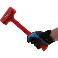 One-Piece Dead Blow Hammer, 10.5 lbs., Smooth Grip, 30" L Sécurité Médic