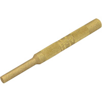 Brass Pin Punch, 1/4" Dia. x 4" L Sécurité Médic