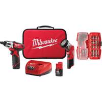 Trousse daccessoires pour tournevis avec lampe de travail, Lithium-ion, 12 V Sécurité Médic