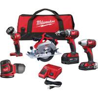 Trousse 5 pi&egrave;ces doutil combin&eacute; M18, Lithium-ion, 18 V Sécurité Médic