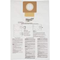 Sacs &agrave; poussi&egrave;re molletonn&eacute;s, 6 gal. US Sécurité Médic