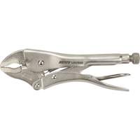 Locking Pliers with Wire Cutter, 10" Length, Curved Jaw Sécurité Médic