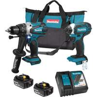 LXT Cordless 2-Tool Combo Kit, Lithium-Ion, 18 V Sécurité Médic