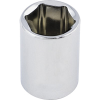 Regular Chrome Socket, 1/2", 3/8" Drive, 6 Points Sécurité Médic