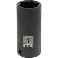 Socket, Impact, 1-1/8", 1/2" Drive, 6 Points Sécurité Médic