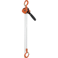 VLP-25-5 VLP Series Lever Puller, 5' Lift, 500 lbs. (0.25 tons) Capacity, Galvanized Steel Chain Sécurité Médic