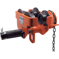 Chariot &agrave; engrenage pour usage intensif s&eacute;rie SGT, 10 000 lb (5 tonnes) Capacit&eacute;, 4-1/2" - 8-1/32" Sécurité Médic