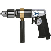 AD12VSRK Variable Speed Air Drill, 6 CFM, 1/4" NPT, 82 dBA, 1/2" Chuck, Keyed Sécurité Médic