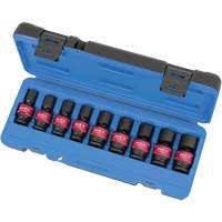 PSU912M Jeux de douilles universelles, 9 Mcx, Chocs, Prise de 1/2" Sécurité Médic