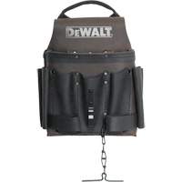 Electrician Tool Pouch, Multiple Tool Holder, Leather, 8 Pockets Sécurité Médic