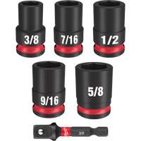 Shockwave Impact Duty SAE Socket Set, 6 Pcs, Impact, 3/8" Drive Size Sécurité Médic