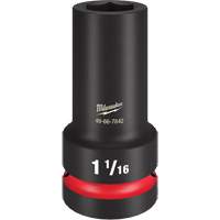 Shockwave Impact Duty Thin Wall Extra Socket, Impact, 1-1/16", 1" Drive, 6 Points, Deep Sécurité Médic