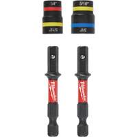 Shockwave Impact Duty Quik-Clear 2-in-1 Nut Driver Set, 5/16"/1/4"/3/8" Drive, 2-1/2" L, Magnetic Sécurité Médic
