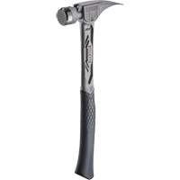 Marteau de charpente en titane meul&eacute; TIBONE, 14 oz, Prise en Acier plein, 15-1/4" lo Sécurité Médic