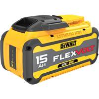 Flexvolt&reg; Max* Battery, Lithium-Ion, 20 V/60 V, 15 Ah Sécurité Médic