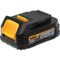 POWERSTACK Oil-Resistant Compact Battery, Lithium-Ion, 20 V, 1.7 Ah Sécurité Médic