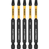 5-Piece FLEXTORQ&reg; Impact Screwdriving Bits, Torx, T-25, 1/4" Drive Sécurité Médic