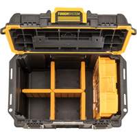 ToughSystem&reg; 2.0 Deep Compact Toolbox, 10" x 15-7/20" x 13-4/5", Black/Yellow Sécurité Médic