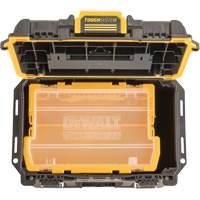 ToughSystem&reg; 2.0 Deep Compact Toolbox, 10" x 15-7/20" x 13-4/5", Black/Yellow Sécurité Médic