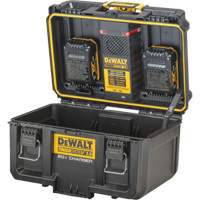 ToughSystem&reg; 2.0 20V Dual Port Charger, 14" x 15" x 9", Black/Yellow Sécurité Médic