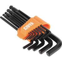 L-Style Ball-End Hex Key Wrench Set, 12 Pcs., Imperial Sécurité Médic