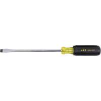 JKSS-8R Slot Screwdriver, 3/8" Tip, Round, 8" L, Cushion Grip Handle Sécurité Médic