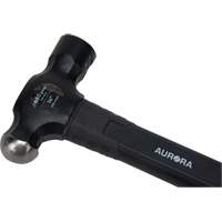 Ball Pein Hammer, 24 oz. Head Weight, Plain Face, Fibreglass Handle Sécurité Médic