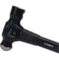 Ball Pein Hammer, 40 oz. Head Weight, Plain Face, Fibreglass Handle Sécurité Médic