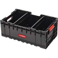 Caisse &agrave; outils avec s&eacute;parateurs Arx, 22-7/10" x 14-1/10" x 9-3/10", Noir Sécurité Médic