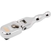120XP Full Polish Chrome Stubby Flex Head Teardrop Ratchet Sécurité Médic