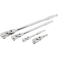 1/4", 3/8" & 1/2" Drive 120XP Full Polish Flex Handle Teardrop Ratchet Set Sécurité Médic