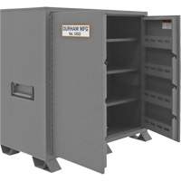 Jobsite Storage Cabinet, Steel, 59 Cubic Feet, Grey Sécurité Médic