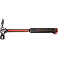 Steel Milled-Face Framing Hammer, 22 oz., Solid Steel Handle, 16" L Sécurité Médic