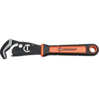 Cl&eacute; bimat&eacute;riau auto-ajustable pour tuyau, Cap des m&acirc;choires 1-1/2", Longueur 12", Fini Oxyde noir, Prise Coussin&eacute;e Sécurité Médic