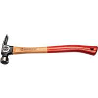 Milled-Face Framing Hammer, 22 oz., Wood Handle, 18" L Sécurité Médic