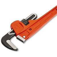 Cl&eacute; pour tuyau SLIM JAW, Cap des m&acirc;choires 1-9/10", Longueur 10", Fini Rev&ecirc;tement en poudre, Prise Non-ergonomique Sécurité Médic