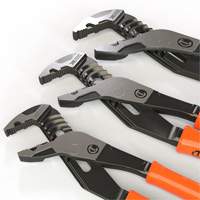 Z2 K9 Straight Jaw Dipped Handle Tongue & Groove Plier Set, 3 Pieces Sécurité Médic