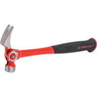 Indexing Claw Hammer, 18 oz., Cushion/Solid Steel Handle, 14" L Sécurité Médic