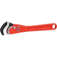 Cl&eacute; pour tuyau acier auto-ajustable, Cap des m&acirc;choires 1-1/2", Longueur 12", Fini Rev&ecirc;tement en poudre, Prise Non-ergonomique Sécurité Médic