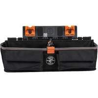 Bucket Work CentreS-Hook Large Pouch Module, Nylon, 3 Pockets, Black/Orange Sécurité Médic
