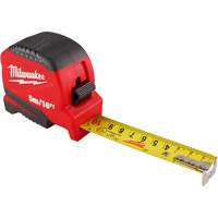 Compact Tape Measure, 1" x 16' Sécurité Médic