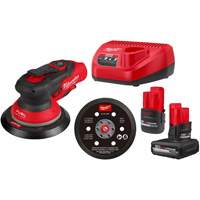 M12 FUEL 6" Random Orbital Sander Kit, 6" Sand Paper, 12 V Sécurité Médic
