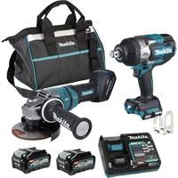 XGT Brushless 2-Tool Combo Kit, Lithium-Ion, 40 V Sécurité Médic
