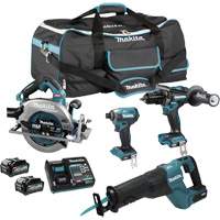 XGT Brushless 4-Tool Combo Kit, Lithium-Ion, 40 V Sécurité Médic
